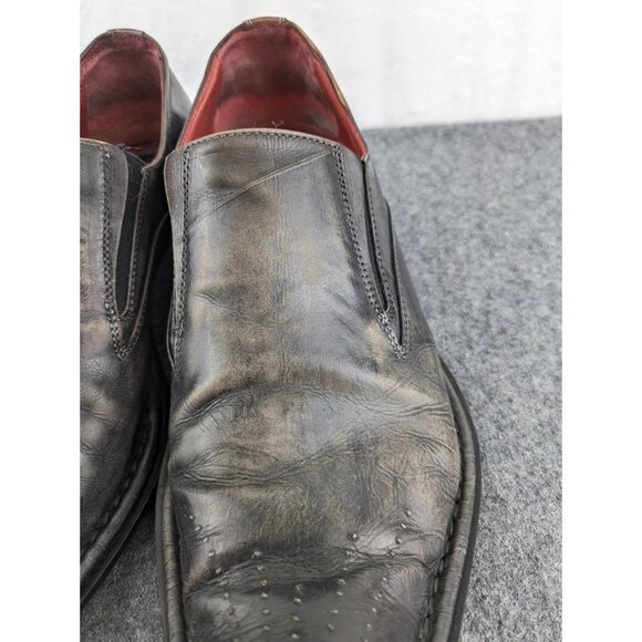 Jo Ghost Men’s Slip-On Shoes EU 39 US 6.5 Italy Distressed Leather Resoled Heels - Picture 16 of 16